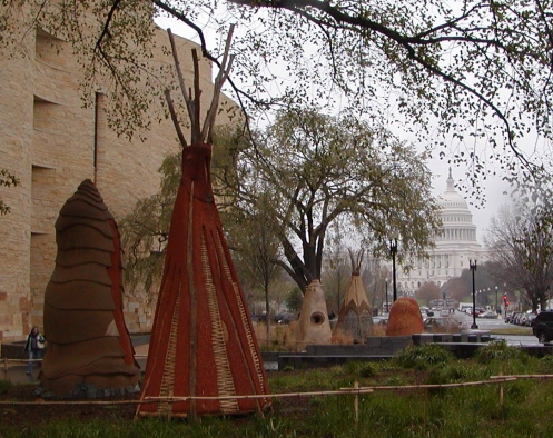 Teepess adjacent to U.S. Capitol Building