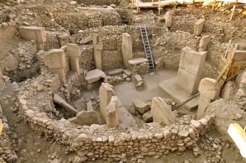 Excavation site of Göbekli Tepe in Turkey, possibly the oldest known temple in the world (c. 10,000 BCE)